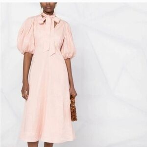Elegant Pink Women's Sleepwear Gown